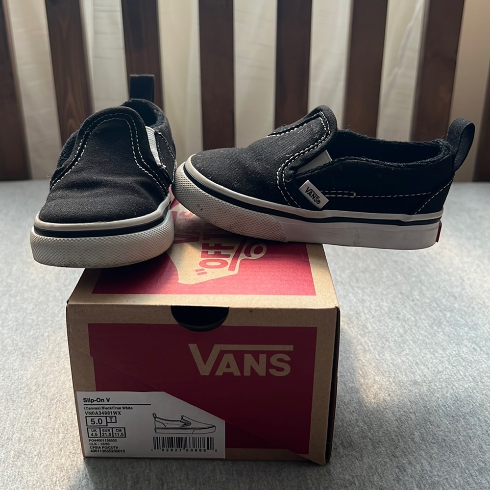 Toddler Vans Velcro Slip-On